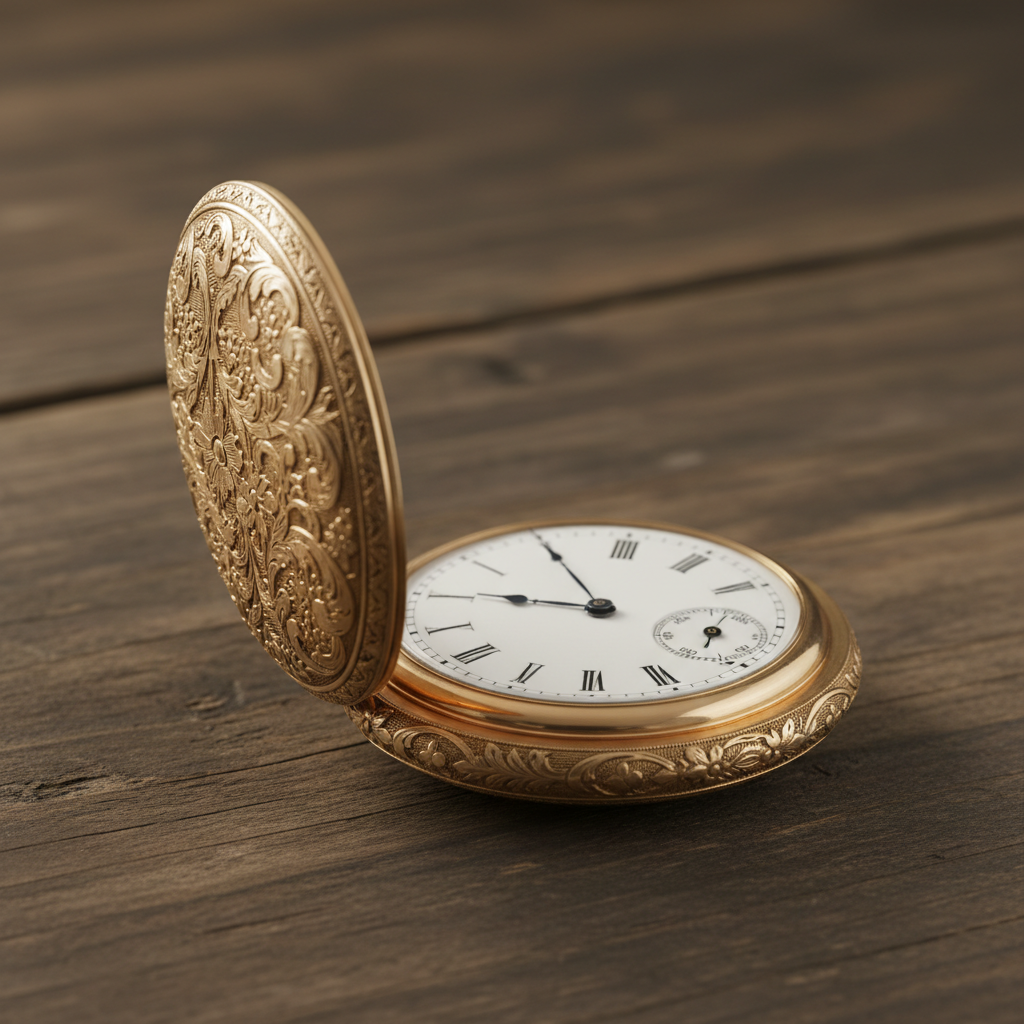 Antique Gold Pocket Watch